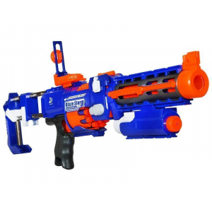 Автомат ''BlazeStorm'' с мягкими пулями на батарейках - ZC7056+лазер